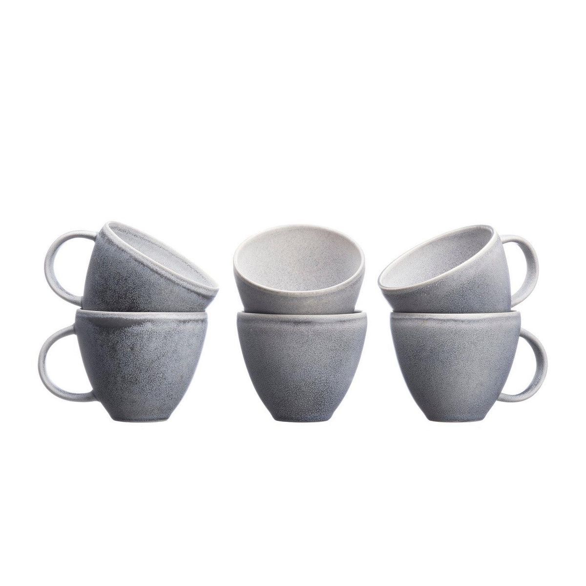 BJORN Mug STONE 25cl - 6 pièces - Gris lune