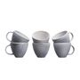 Voir la diapositive 3 : BJORN Mug STONE 25cl - 6 pièces - Gris lune