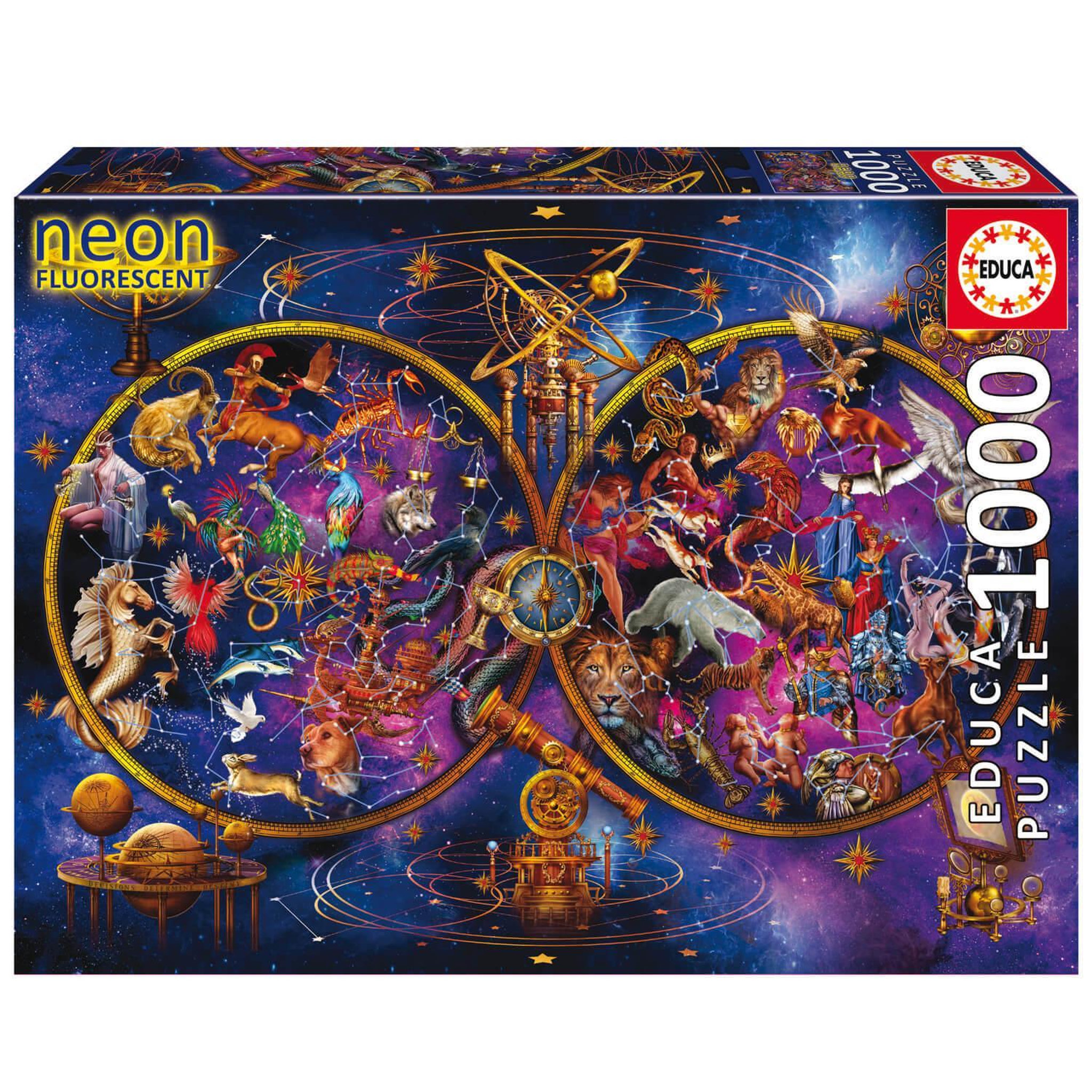 Voir la diapositive 2 : EDUCA CONSTELLATIONS - Puzzle de 1000 pieces