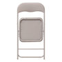 Voir la diapositive 2 : TOILINUX Lot de 2 chaises pliantes en PVC - Beige