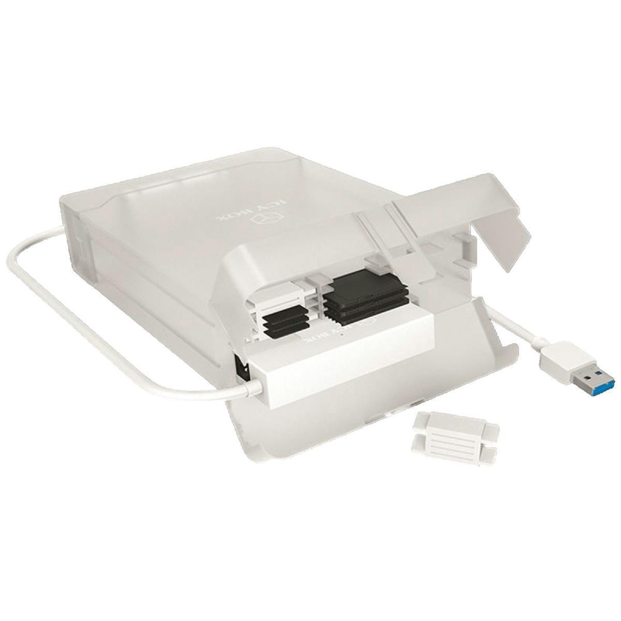 Voir la diapositive 2 : Icy Box Boîtier Disque Dur Externe ICY BOX IB-AC705-6G USB 3.0 Blanc
