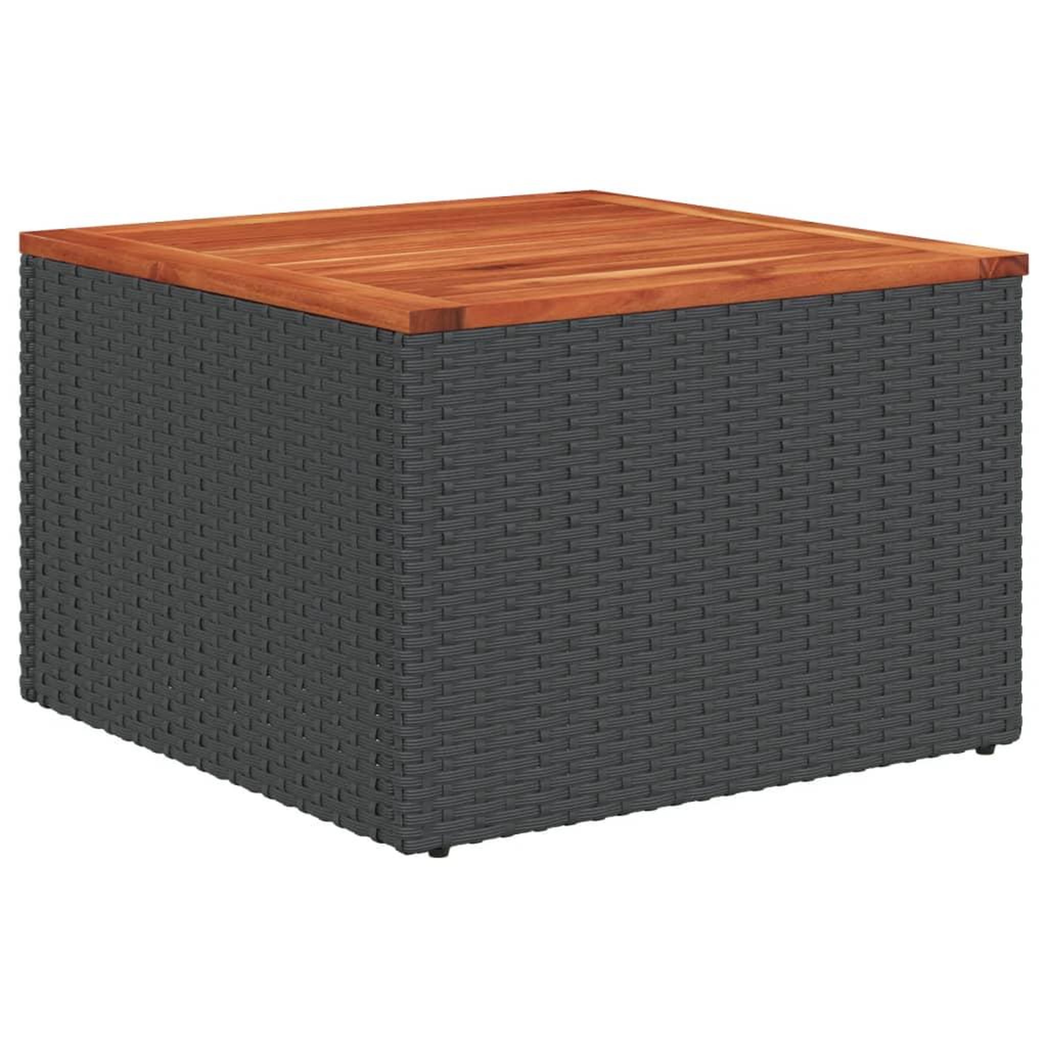 Voir la diapositive 5 : VIDAXL Salon de jardin 9 pcs avec coussins noir resine tressee