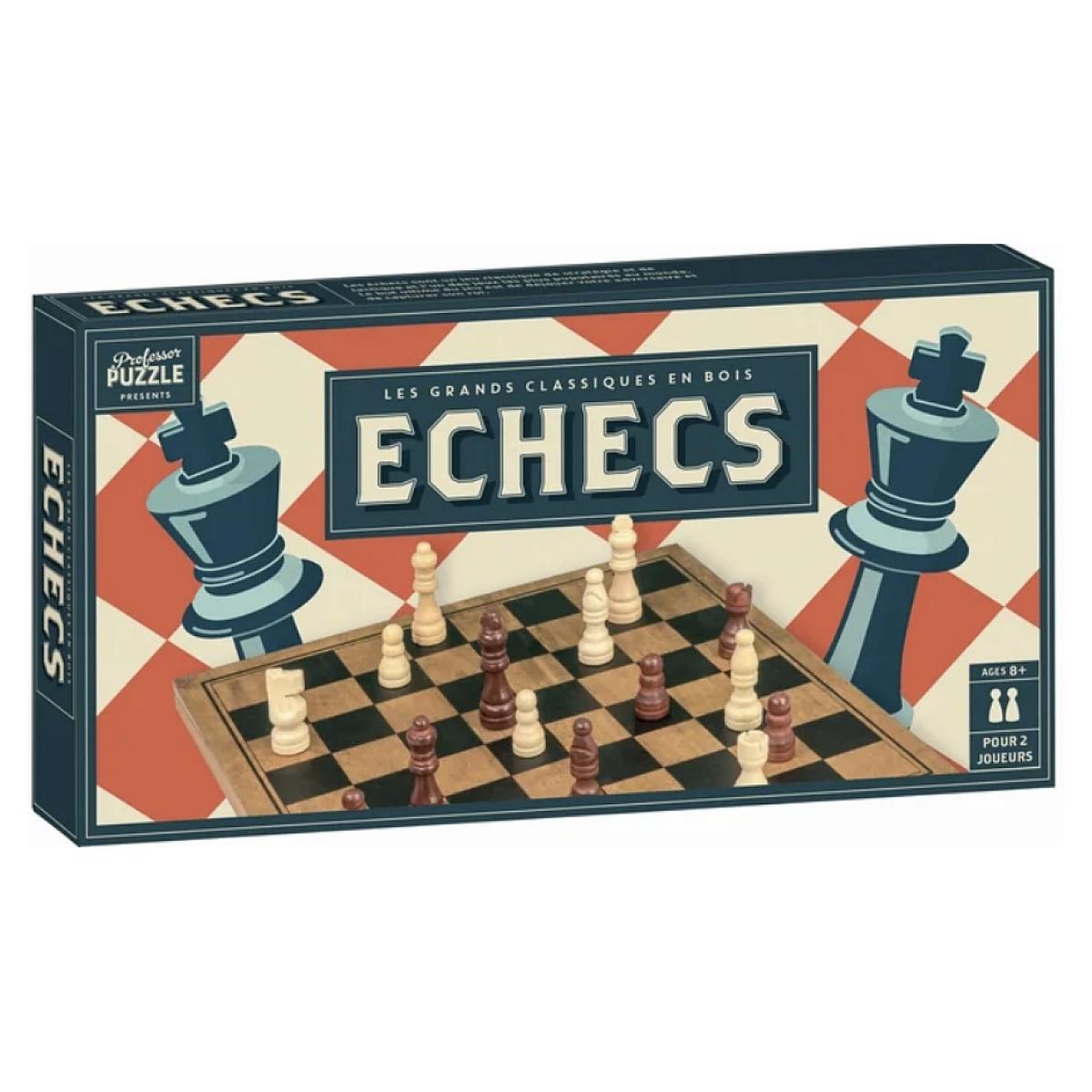 Professor Puzzle Jeux d'echecs - Grand classique en bois