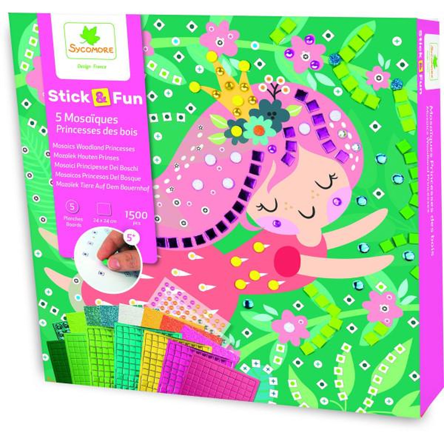 Sycomore Mosaïques - StickN Fun - Princesses des bois - Dès 5 ans - vue 2