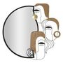 Voir la diapositive 1 : Paris Prix Miroir Mural Design  Picasso  83cm Multicolore