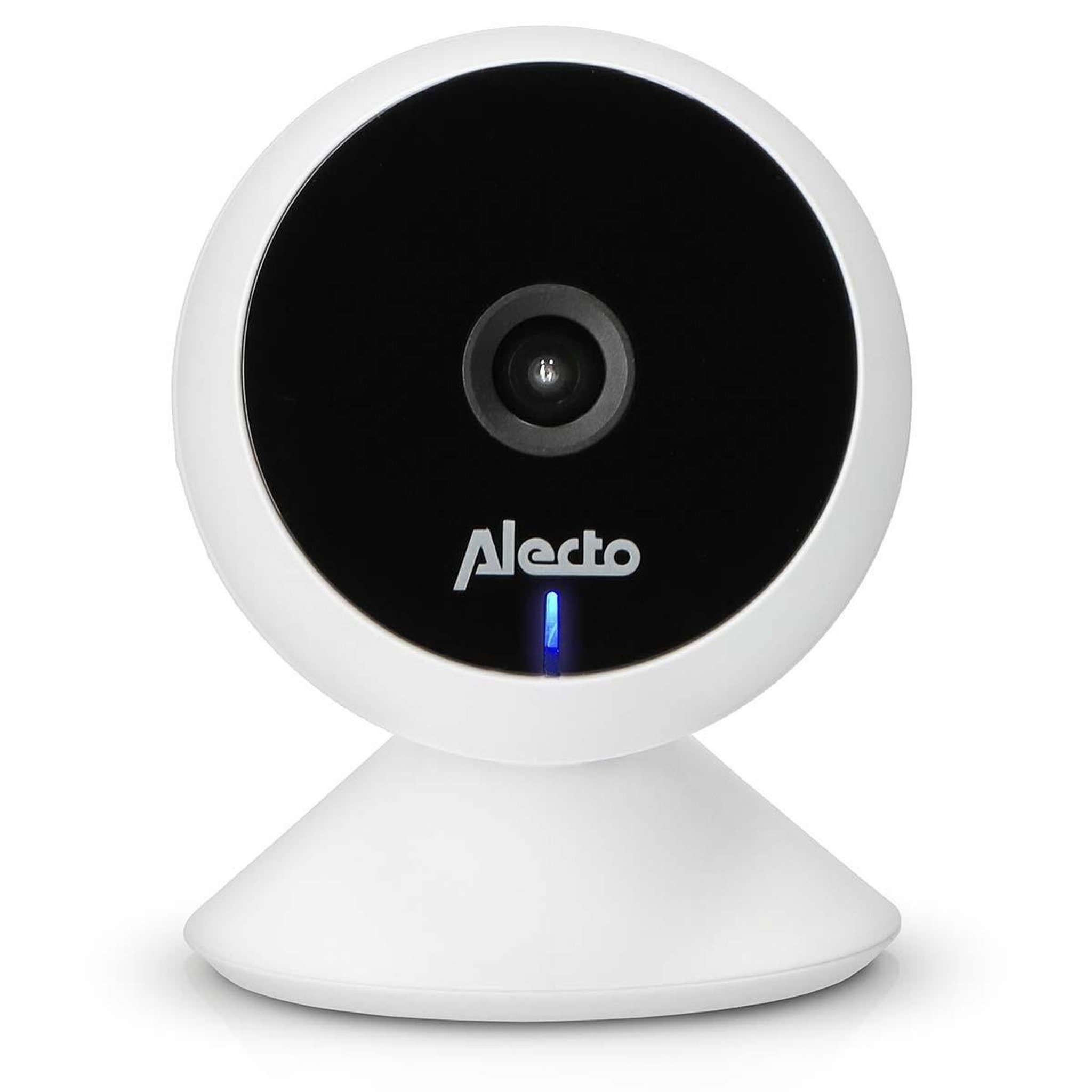 Voir la diapositive 2 : ALECTO Babyphone Wi-Fi FULL HD 1080p Blanc Vision Nocturne 10m Audio 2 Voies Détection Mouvement Son Caméra de surveillance Bébé Alecto