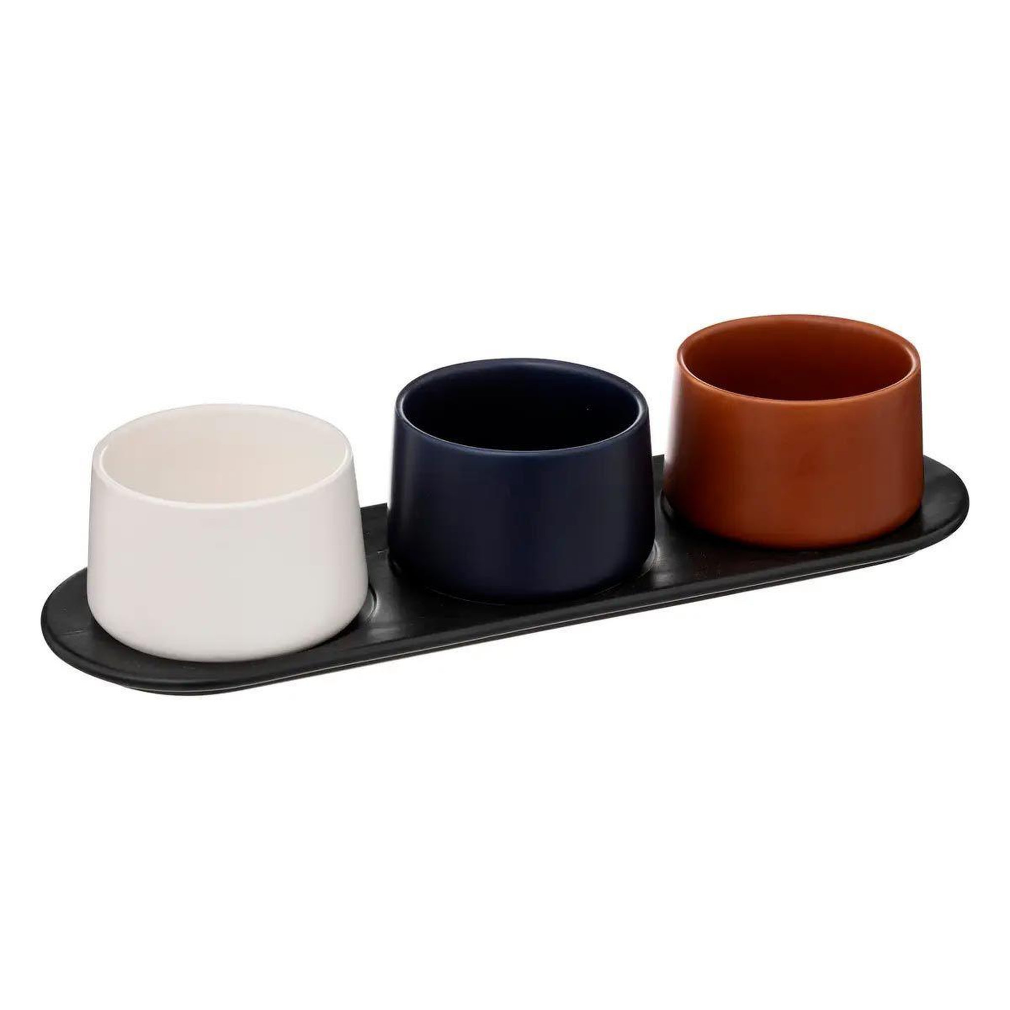 SECRET DE GOURMET Service apéritif 4 pièces  olme  31cm multicolore