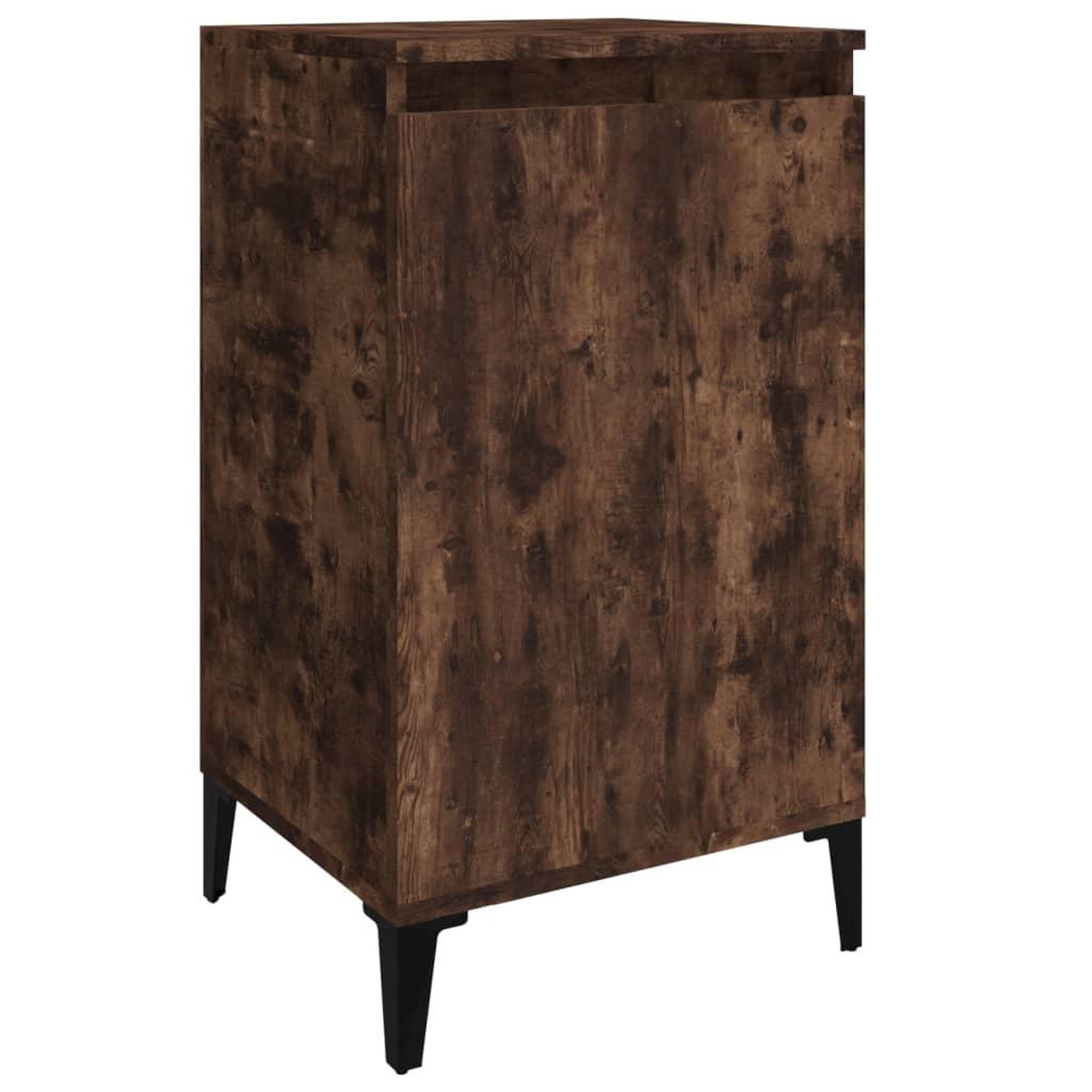Voir la diapositive 5 : VIDAXL Tables de chevet 2 pcs chene fume 40x35x70 cm bois d'ingenierie