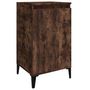 Voir la diapositive 5 : VIDAXL Tables de chevet 2 pcs chene fume 40x35x70 cm bois d'ingenierie