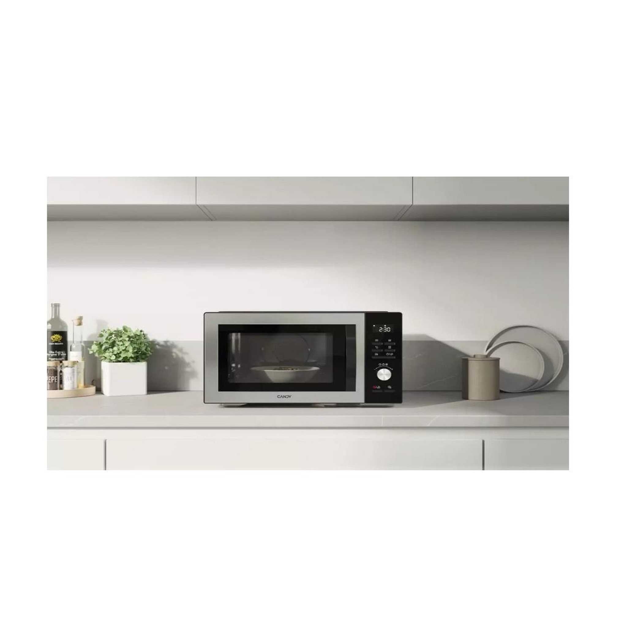 Voir la diapositive 5 : Candy Micro-ondes grill 31l 1000w noir - cmga31edlb