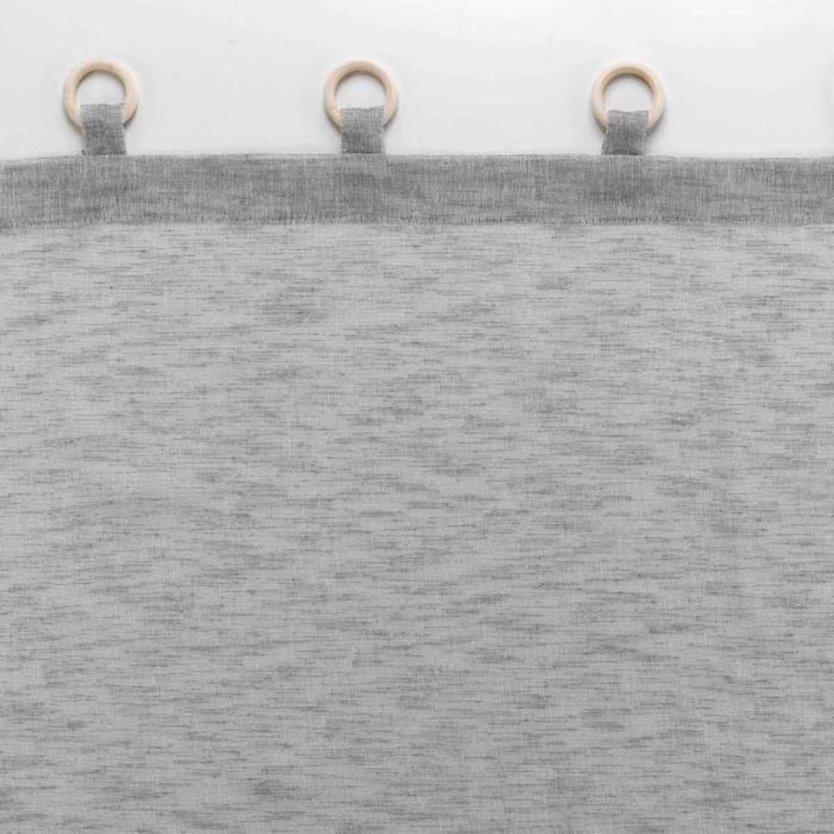 Paris Prix Rideau Voilage à Œillets  Minalisa  140x240cm Gris