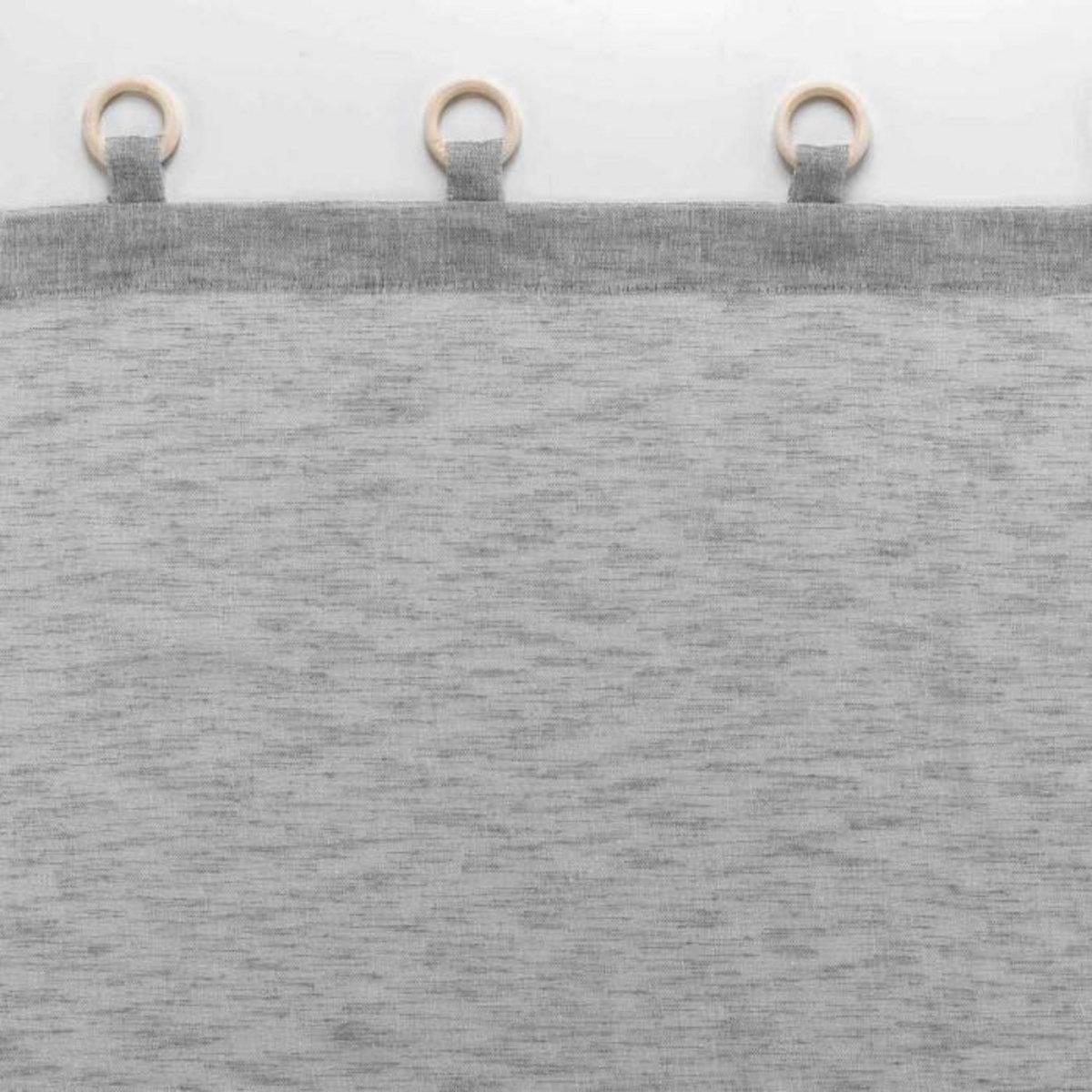 Paris Prix Rideau Voilage à Œillets  Minalisa  140x240cm Gris