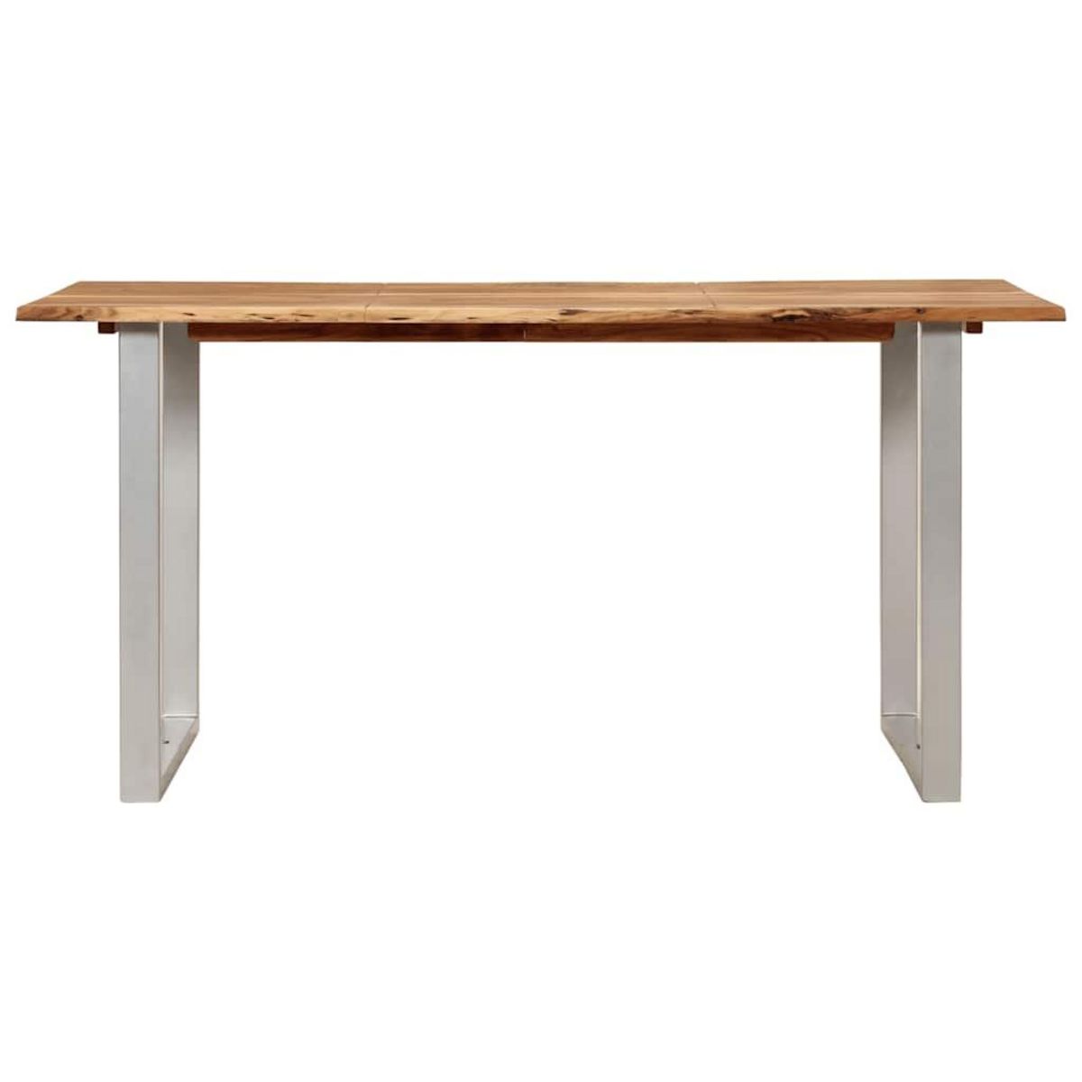 VIDAXL Table de salle a manger 154x80x76 cm Bois d'acacia solide