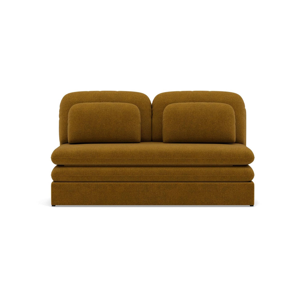 LISA DESIGN Ysal - canapé 3 places convertible déplimousse en velours texturé