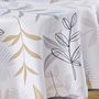 Voir la diapositive 2 : Paris Prix Nappe Ronde Imprimé  Miraline  180cm Blanc