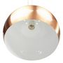 Voir la diapositive 2 : Paris Prix Lampe Suspension  Bulbo  28cm Cuivre