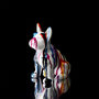 Voir la diapositive 6 : Paris Prix Statuette Déco  Bulldog Coulures  20cm Multicolore