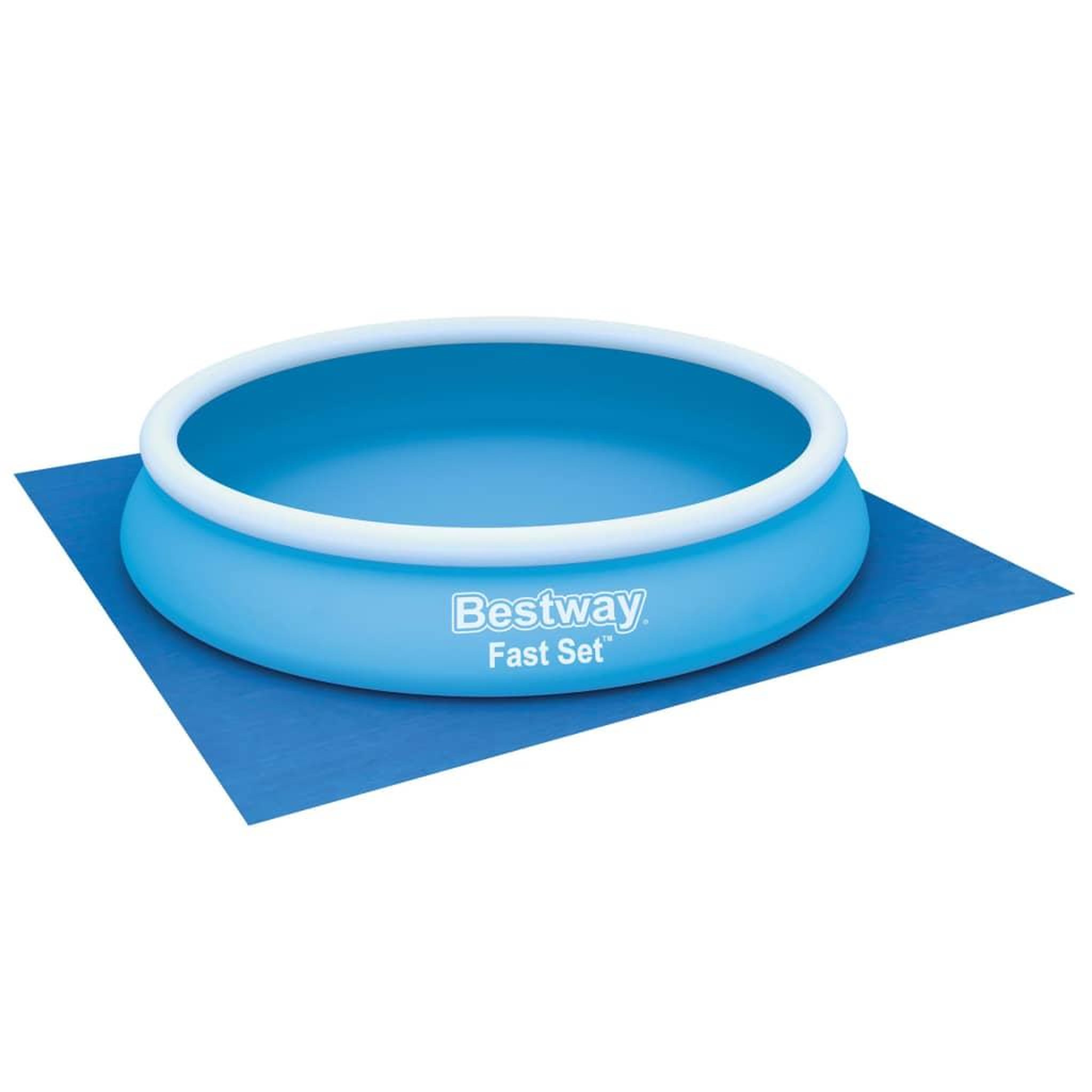 Voir la diapositive 2 : BESTWAY Bestway Tapis de sol pour piscine Flowclear 396x396 cm