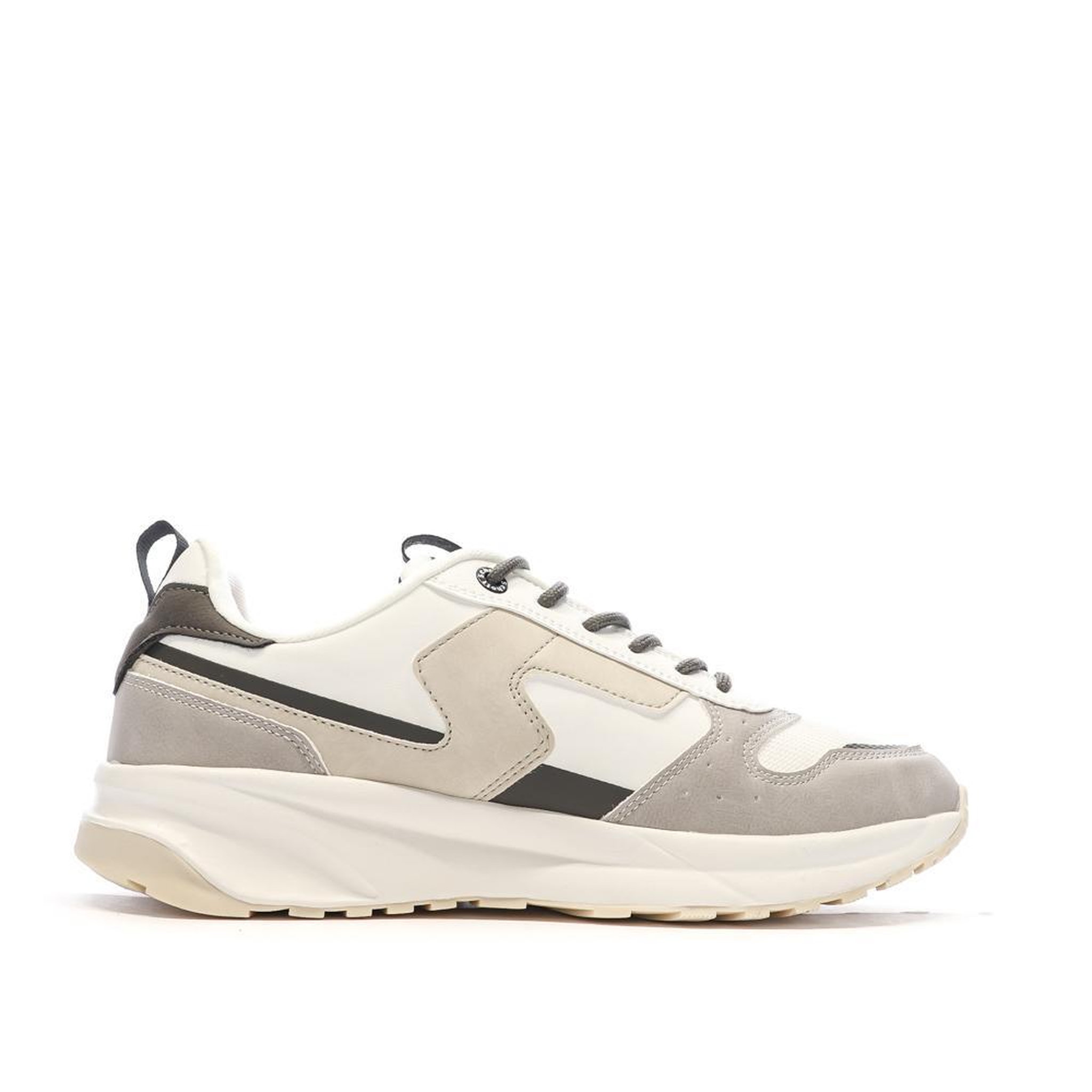 Voir la diapositive 2 : Schott Baskets Blanches/Grises Homme Schott Maki