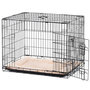 Voir la diapositive 1 : PAWHUT Cage caisse de transport pliante pour chien en métal noir 106 x 71 x 76 cm matelas fourni