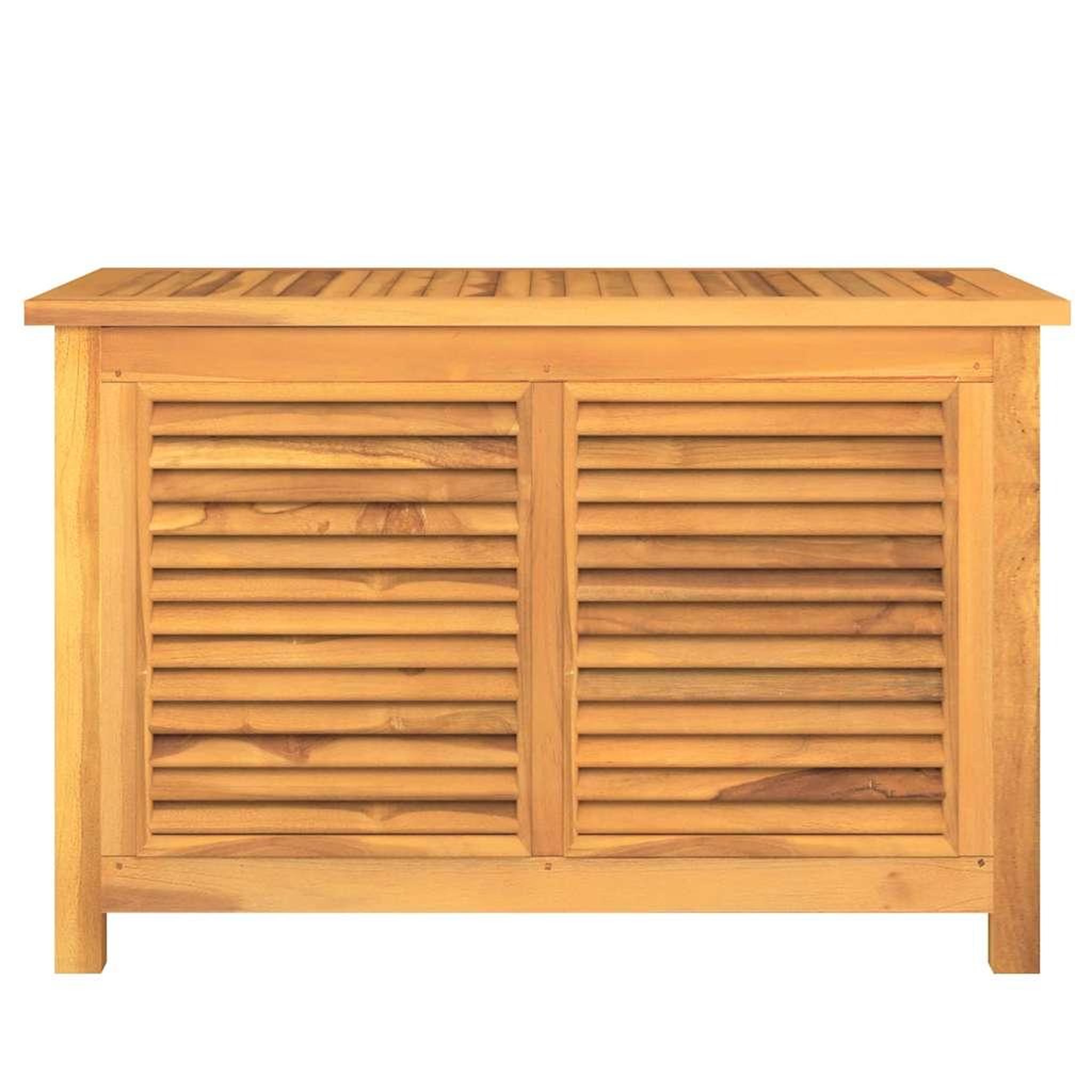 Voir la diapositive 3 : VIDAXL Boîte de rangement de jardin et sac 90x50x58cm bois massif teck