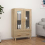 Voir la diapositive 1 : VIDAXL Buffet haut Chene sonoma 70x31x115 cm Bois d'ingenierie