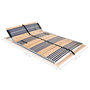 Voir la diapositive 6 : VIDAXL Sommier a lattes sans matelas avec 42 lattes 7 zones 120x200 cm
