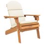 Voir la diapositive 5 : VIDAXL Ensemble de salon de jardin Adirondack 5 pcs bois acacia solide