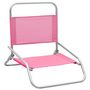 Voir la diapositive 2 : VIDAXL Chaises de plage pliables lot de 2 Rose Tissu