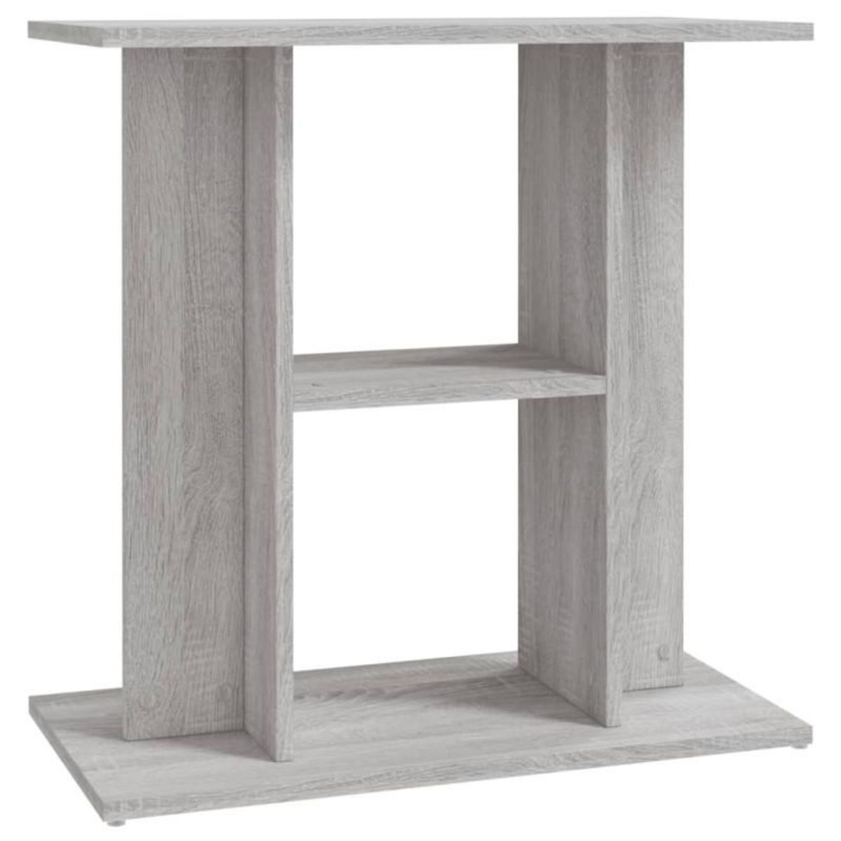 VIDAXL Support pour aquarium sonoma gris 60x30x60 cm bois d ingénierie