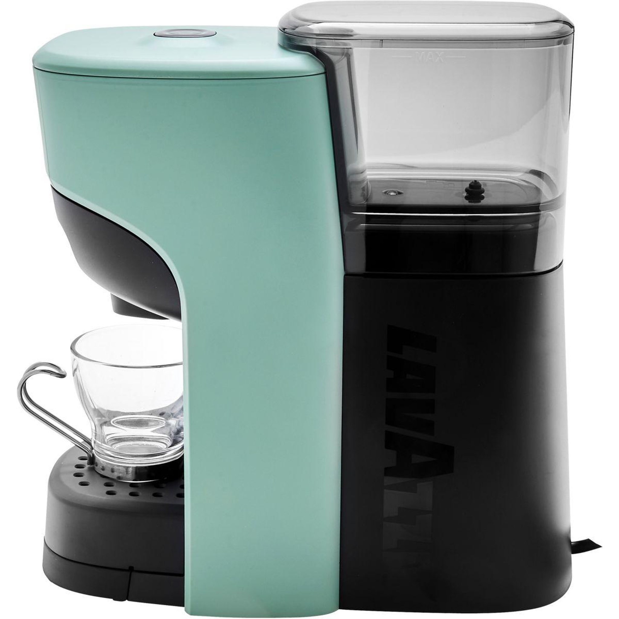 Voir la diapositive 3 : LAVAZZA Cafetière à dosette tiny eco verte