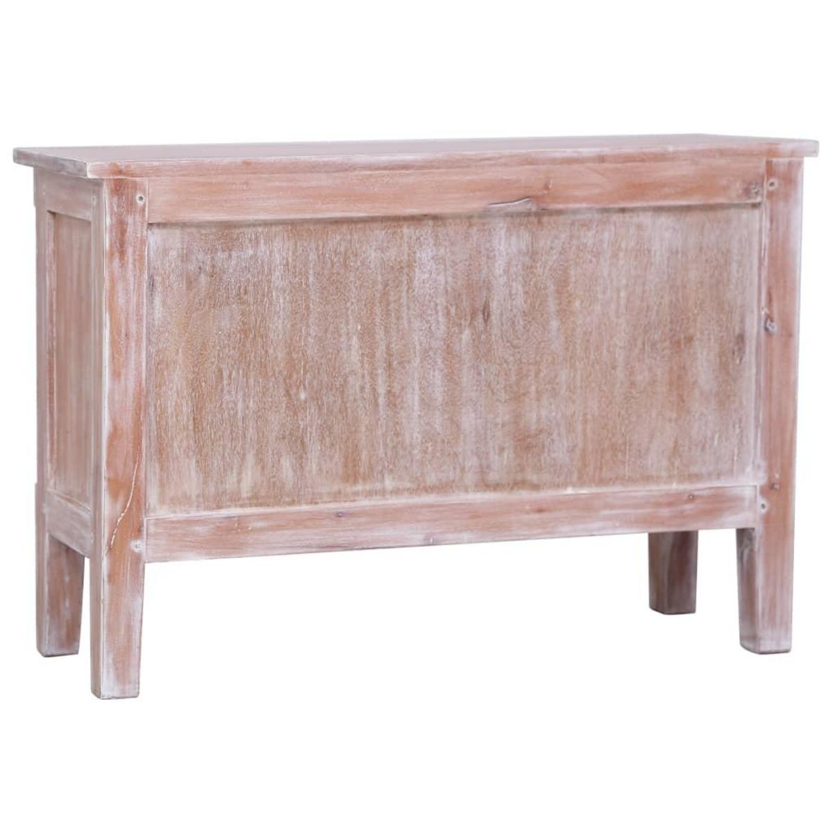 VIDAXL Buffet avec 2 tiroirs 90x30x60 cm Bois d'acajou massif