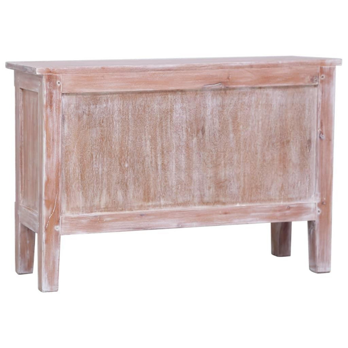 VIDAXL Buffet avec 2 tiroirs 90x30x60 cm Bois d'acajou massif