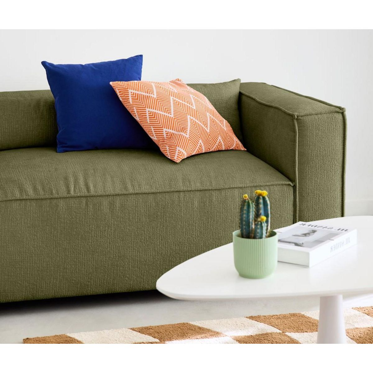 LISA DESIGN Ela - canapé d'angle gauche 4 places - en tissu velours relief