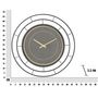 Voir la diapositive 5 : Paris Prix Horloge Murale en Verre  Fashion  70cm Noir
