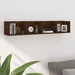 VIDAXL Etagere murale a CD Chene marron 100x18x18 cm Bois d'ingenierie