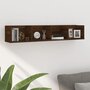 Voir la diapositive 1 : VIDAXL Etagere murale a CD Chene marron 100x18x18 cm Bois d'ingenierie