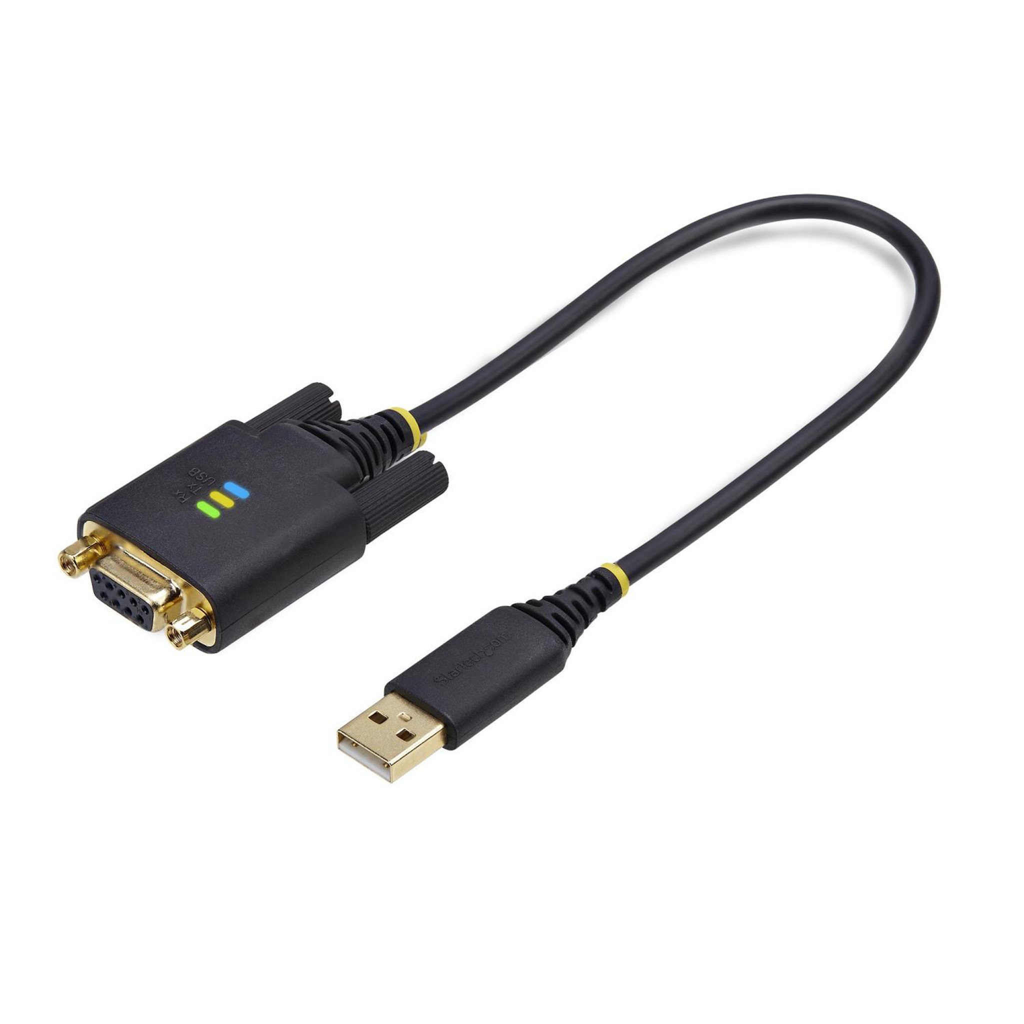 Voir la diapositive 3 : Startech Startech.com câble usb vers null modem série de 30cm, com retention, ftdi, câble adaptateur usb-a vers db9 rs232, vis/écrous db9 interchangeables, windows/macos/linux