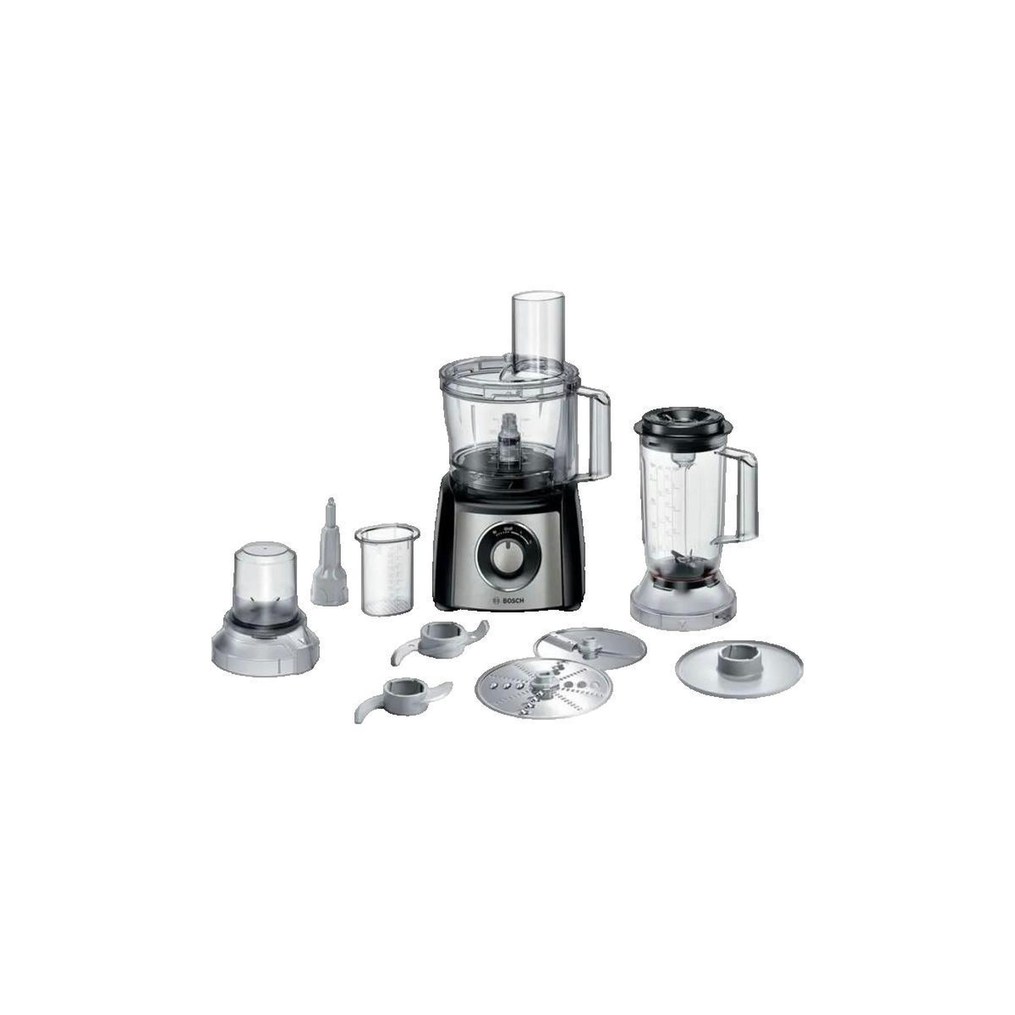 Voir la diapositive 1 : BOSCH Robot multifonction Bosch MCM3PM386 2,3 L Noir - Transparent 900 W
