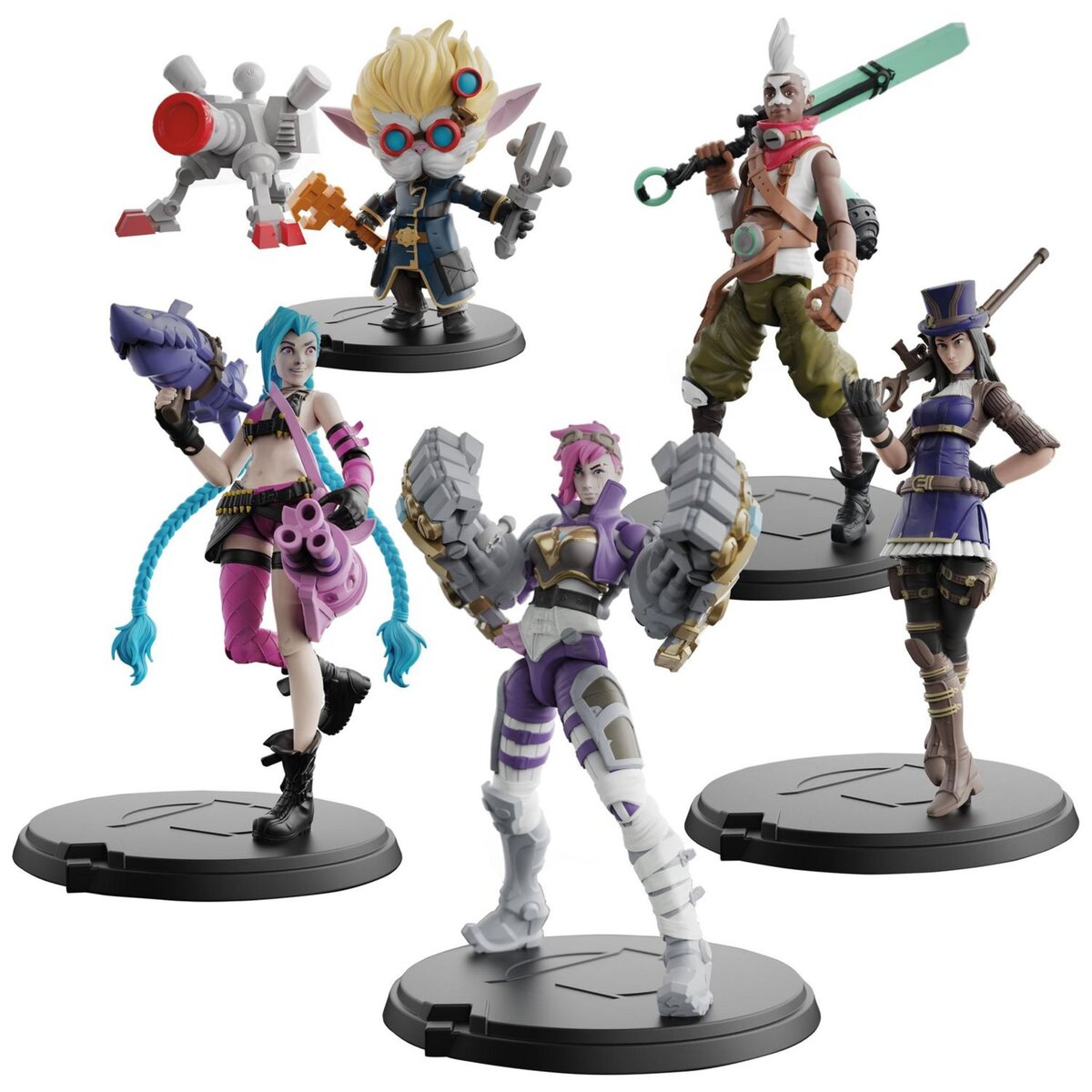 SPIN MASTER Coffret 5 figurines 10 cm - League of Legends