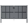 Voir la diapositive 3 : VIDAXL Portail de jardin anthracite 300 x 125 cm acier