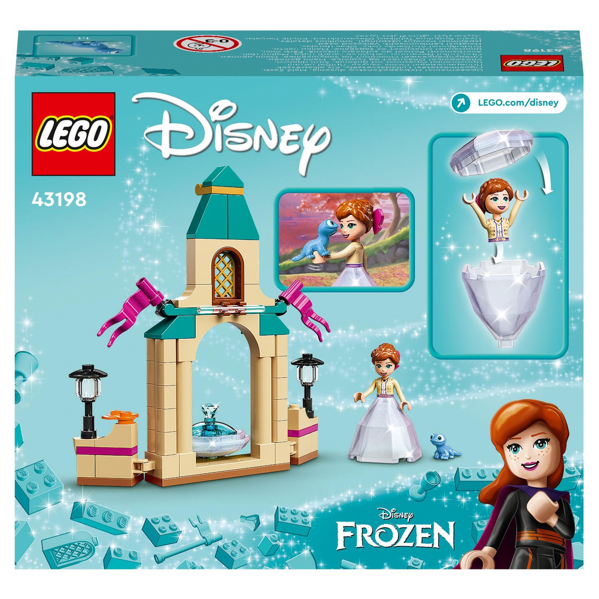 Voir la diapositive 9 : LEGO Disney 43198 - La cour du château d'Anna 