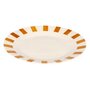 Voir la diapositive 2 : SECRET DE GOURMET Lot de 6 Assiettes à Dessert  Cheri  19cm Ocre