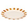 Voir la diapositive 2 : SECRET DE GOURMET Lot de 6 Assiettes à Dessert  Cheri  19cm Ocre