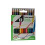 AUCHAN Crayons de couleur mini x12 