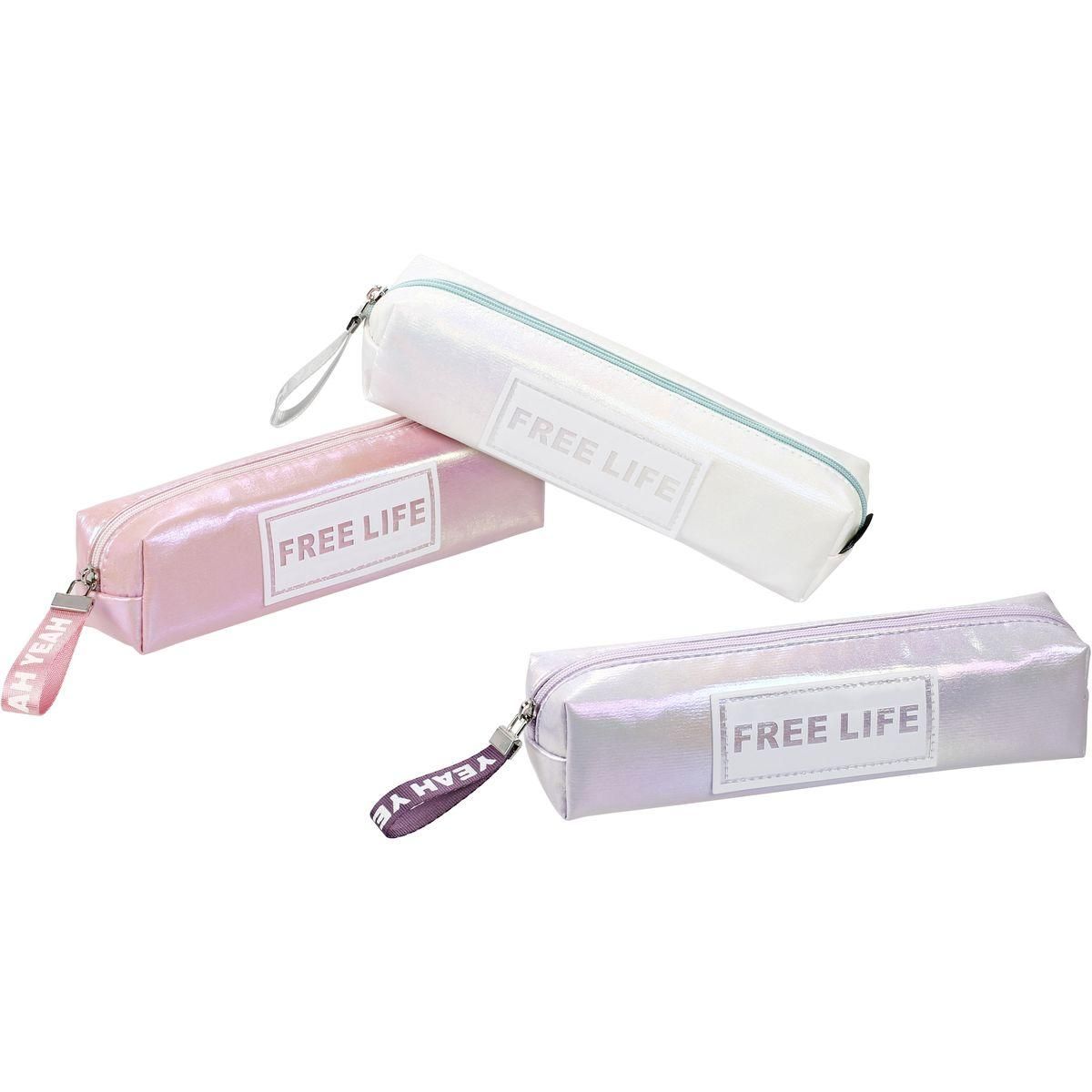 Trousse scolaire carrée blanche