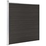 Voir la diapositive 2 : VIDAXL Panneau de cloture WPC 175x186 cm Noir
