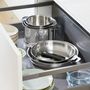 Voir la diapositive 4 : Lagostina Batterie de cuisine Esperta triply 5 pièces + poignée