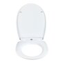 Wenko Abattant WC en thermoplast design effet métal Pattern - Gris