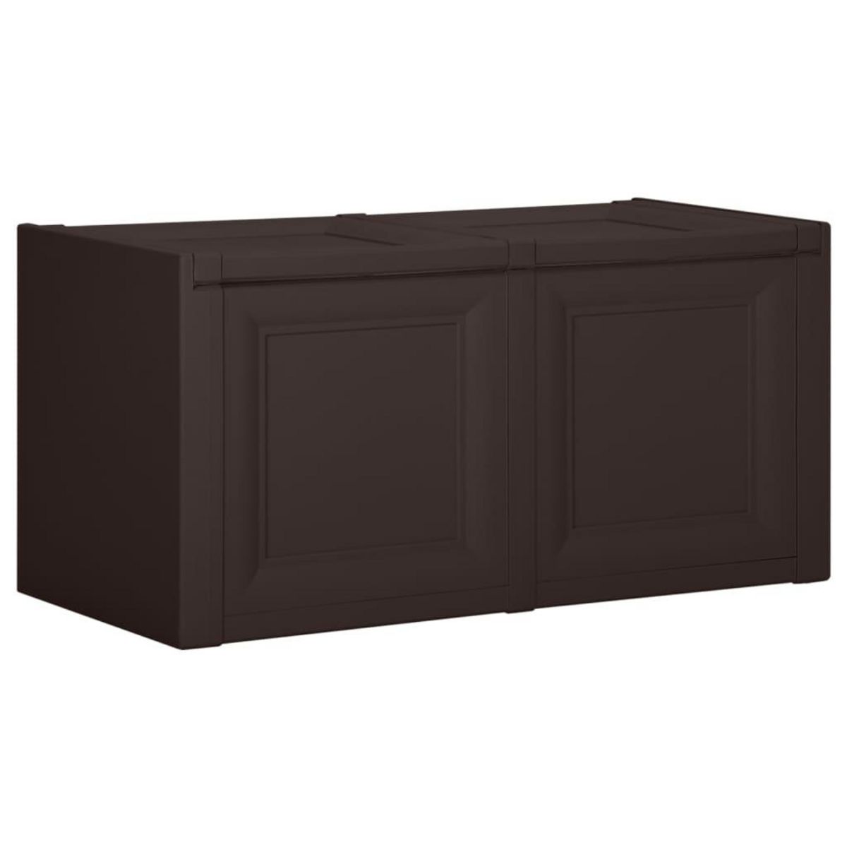 VIDAXL Boîte a coussins Marron 86x40x42 cm 85 L